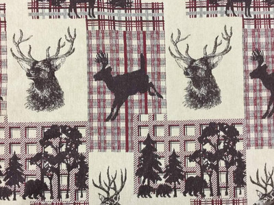 Brown Wildlife Fabric