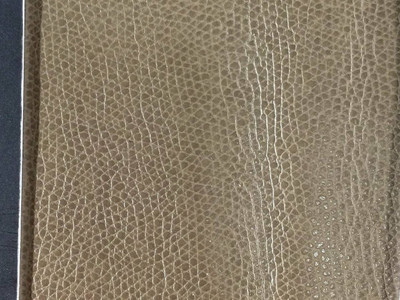 Peachtree Fabrics Gold Faux Leather Semi-Urethane Upholstery Fabric by Decorative Fabrics Direct