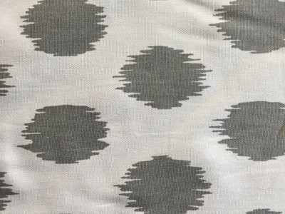 Gray Ikat Fabric