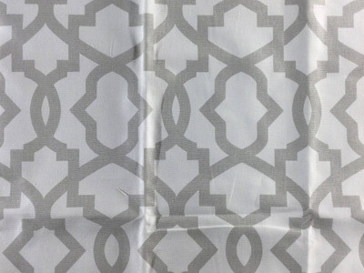 Gray Lattice Fabric