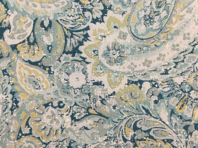 Green Paisley Fabric