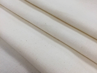 Off White Solid Fabric