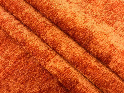 Pastiche Slub Burnt Orange Upholstery Fabric - SR18018