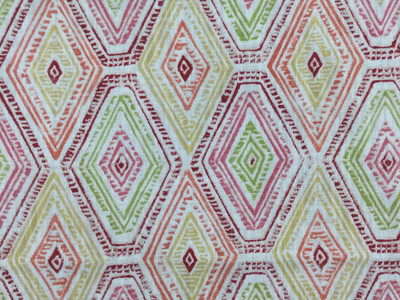 Green Bohemian Fabric