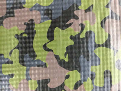 Black Camouflage Fabric