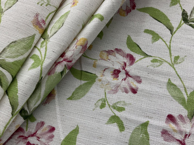 Pink Garden Fabric