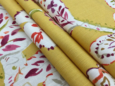 Yellow Modern Fabric