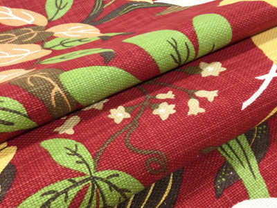 Gold Tropical Fabric
