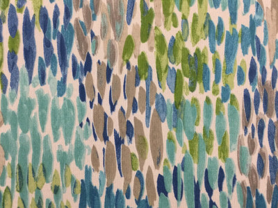 Blue And Green Outdoor Fabric