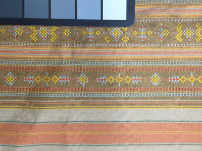 Orange Western Fabric