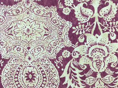 Beige Batik Fabric