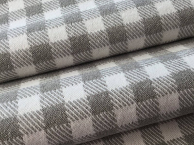 Gray Check Fabric