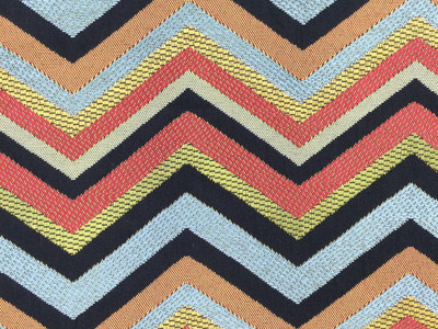 Black Chevron Fabric