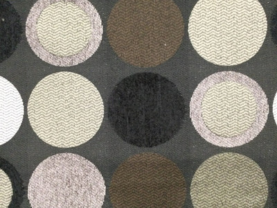 Silver Circles Fabric