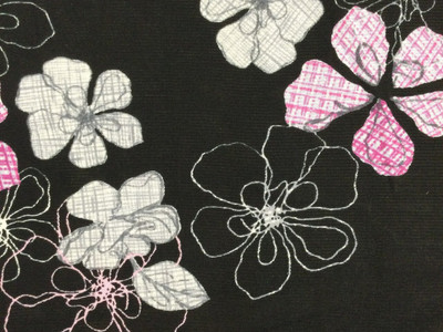 Pink Crosshatch Fabric