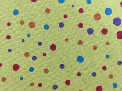 Yellow Dots Fabric