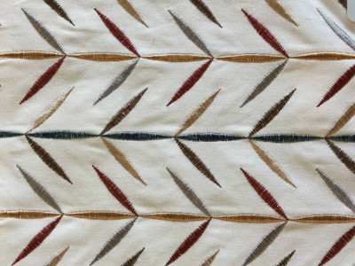 Red Embroidery Fabric Red Embroidery Fabric