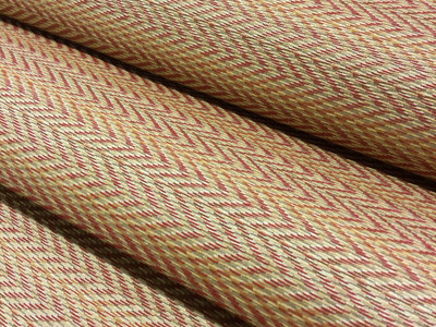 Gold Herringbone Fabric