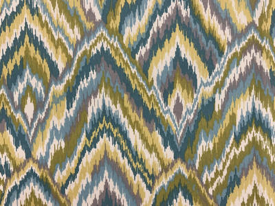 Green Ikat Fabric