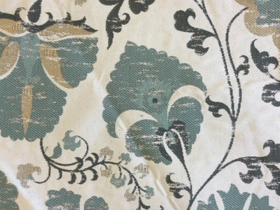 Green Jacobean Fabric