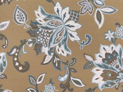 Off White Jacobean Fabric