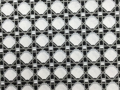 Black Lattice Fabric