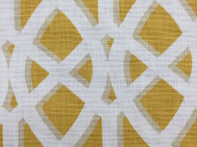 Yellow Lattice Fabric