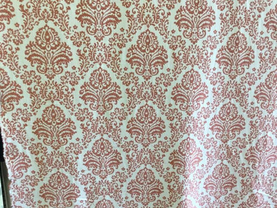 Orange Matelasse Fabric