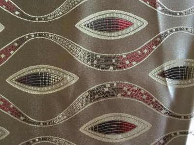 Beige Ogee Fabric