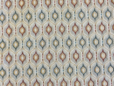 Blue Ogee Fabric