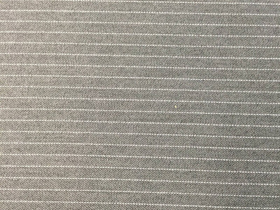 Gray Pinstripe Fabric