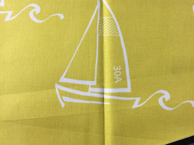 Yellow Nautical Fabric