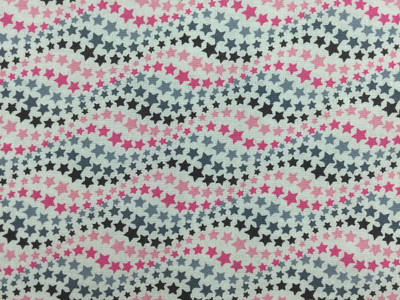 Pink Star Fabric