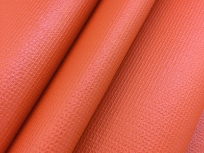 Orange Textured Fabric
