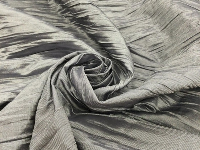 Silver Textured Fabric