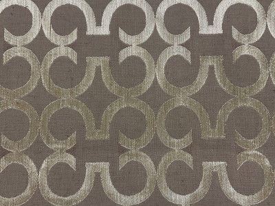 Bronze Scrollwork Fabric