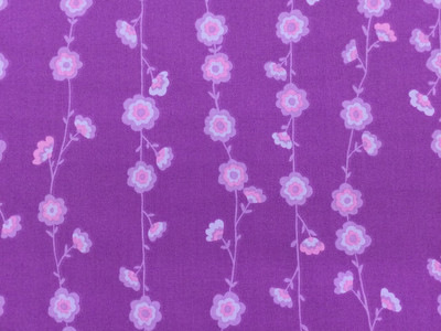 Purple Floral Fabric