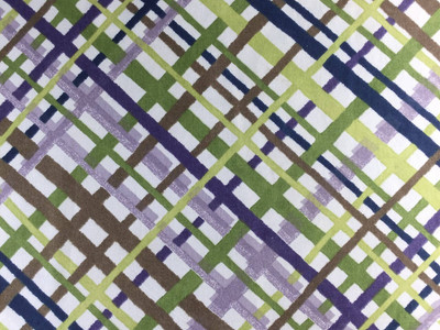 Purple Plaid Fabric