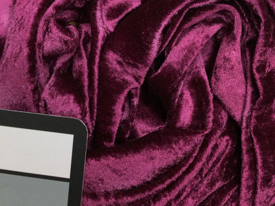 Purple Velvet Fabric