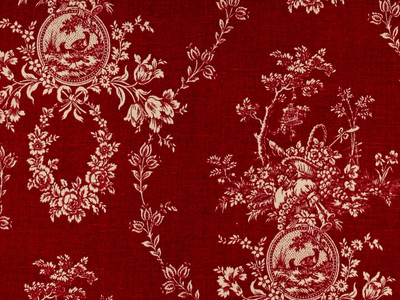 Red Linen Fabric