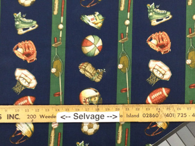 Sports Quilt Fabric