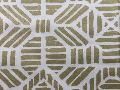 Tan Geometrics Fabric