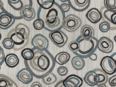 Teal And Brown Upholstery Fabric