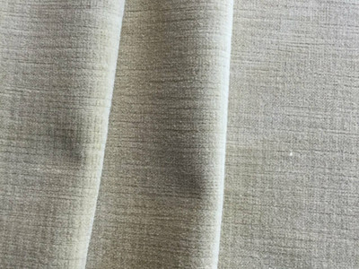 Velvet Upholstery Fabric White