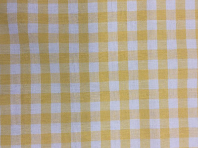 Yellow Check Fabric