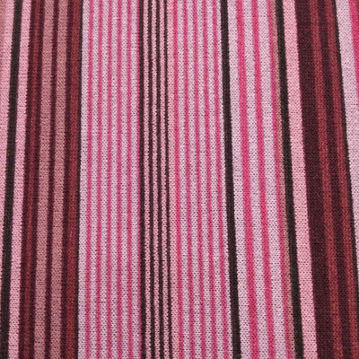 Burgundy/Rose/ Magenta Horizontal Stripe | Lightweight Sweater Knit Fabric | Clothing and Apparel | By The Yard