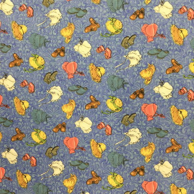Bonnets and Boots in Blue | Once Upon a Farm by Erika Zehr | Quilting Fabric | 100% Cotton | 44 wide | By the Yard