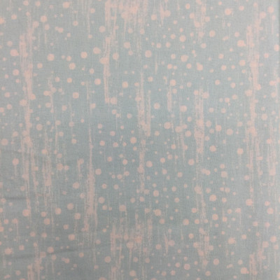 Raindrops and Streaks  | Print in White  and Spring Blue  | Quilting Fabric | 100% Cotton | 44 wide | By the Yard 3591