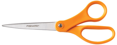 Fiskars 8" Multi-Purpose Scissors | Stainless Steel | Sewing Notions