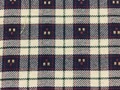 Plaid Upholstery Fabric